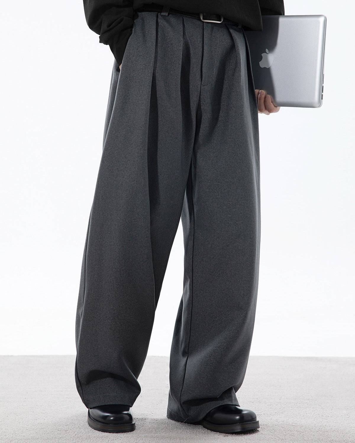 Osaka broek met plooi heren