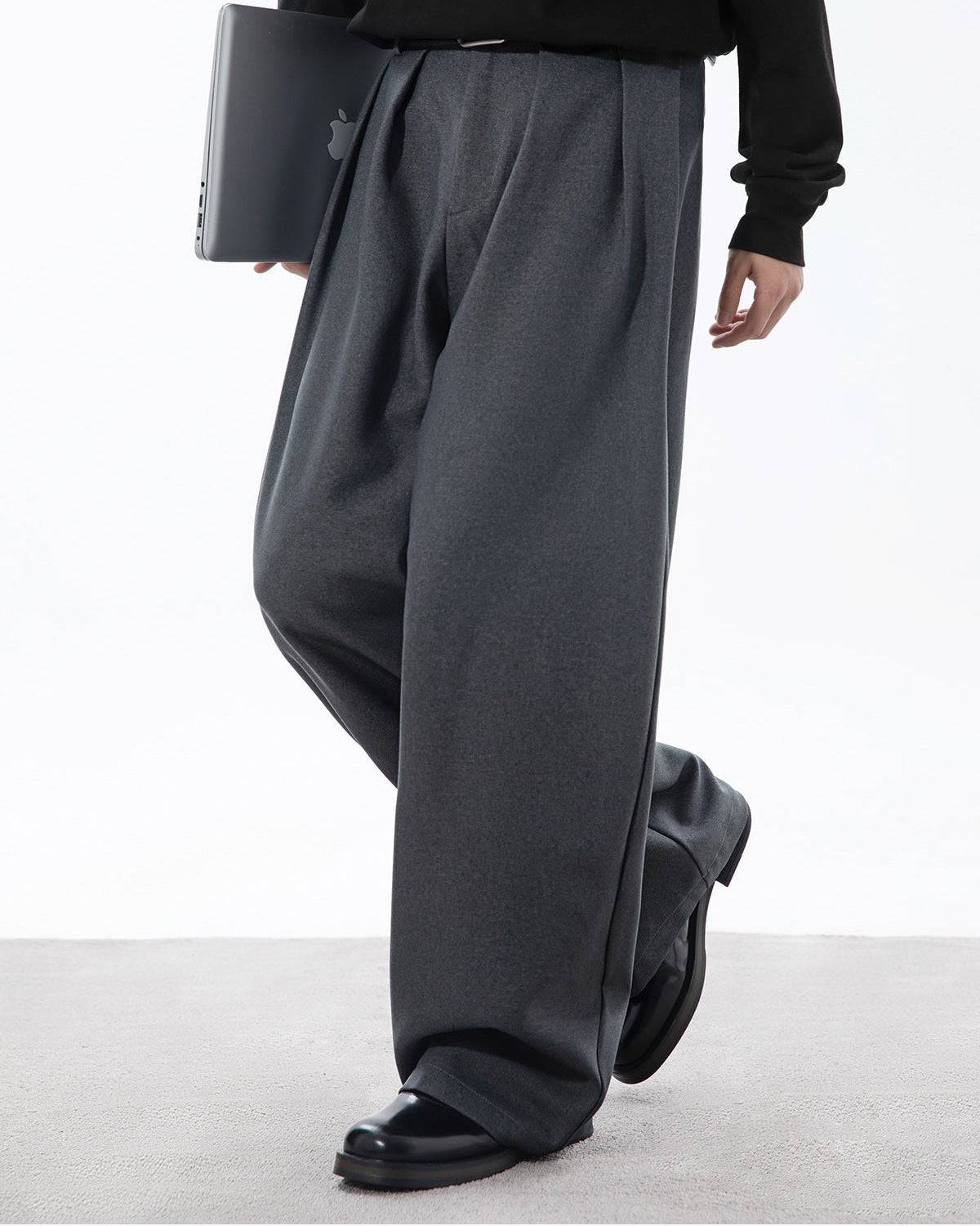 Osaka broek met plooi heren