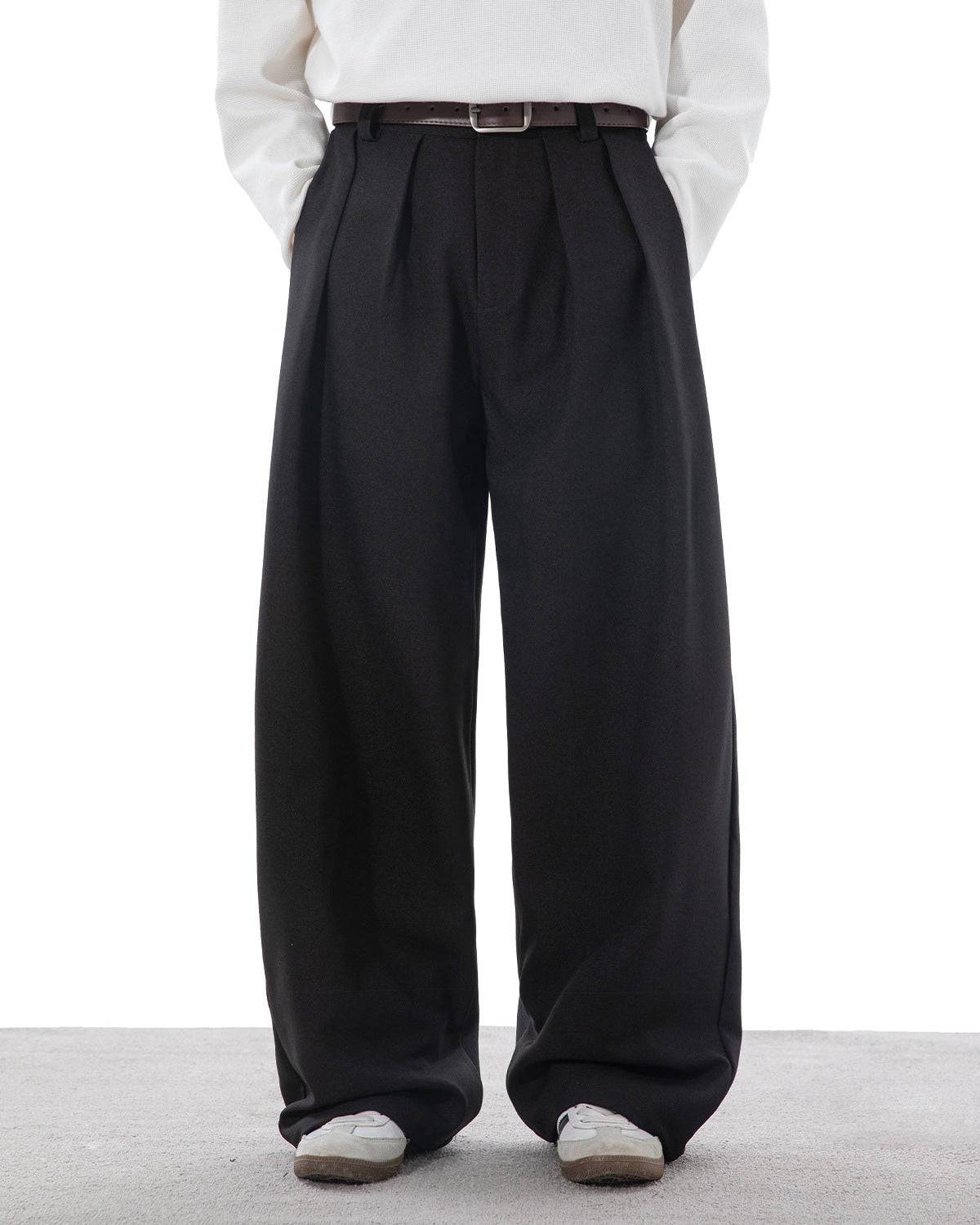 Osaka broek met plooi heren