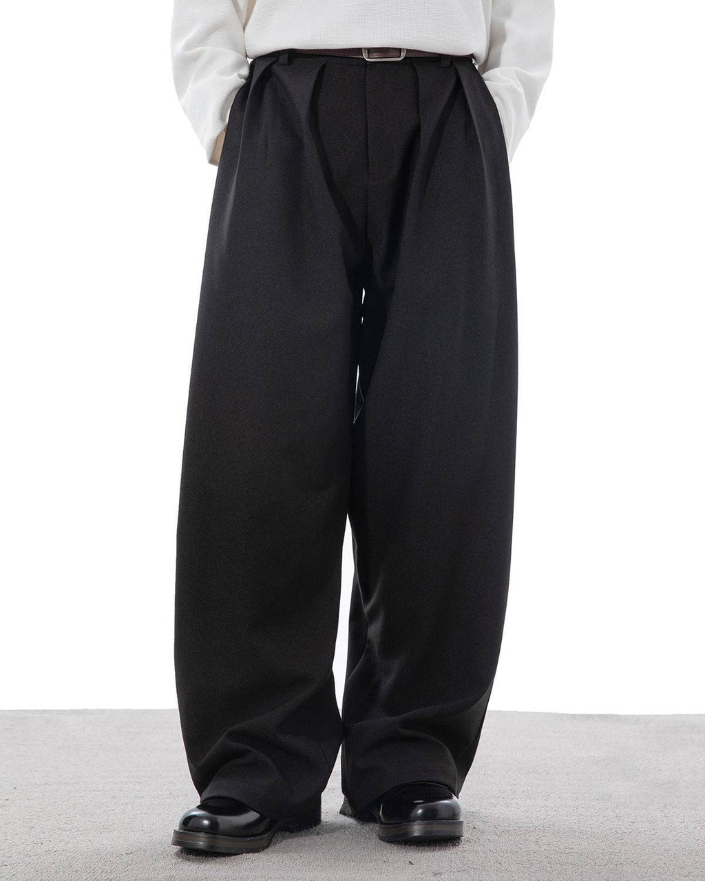 Osaka broek met plooi heren