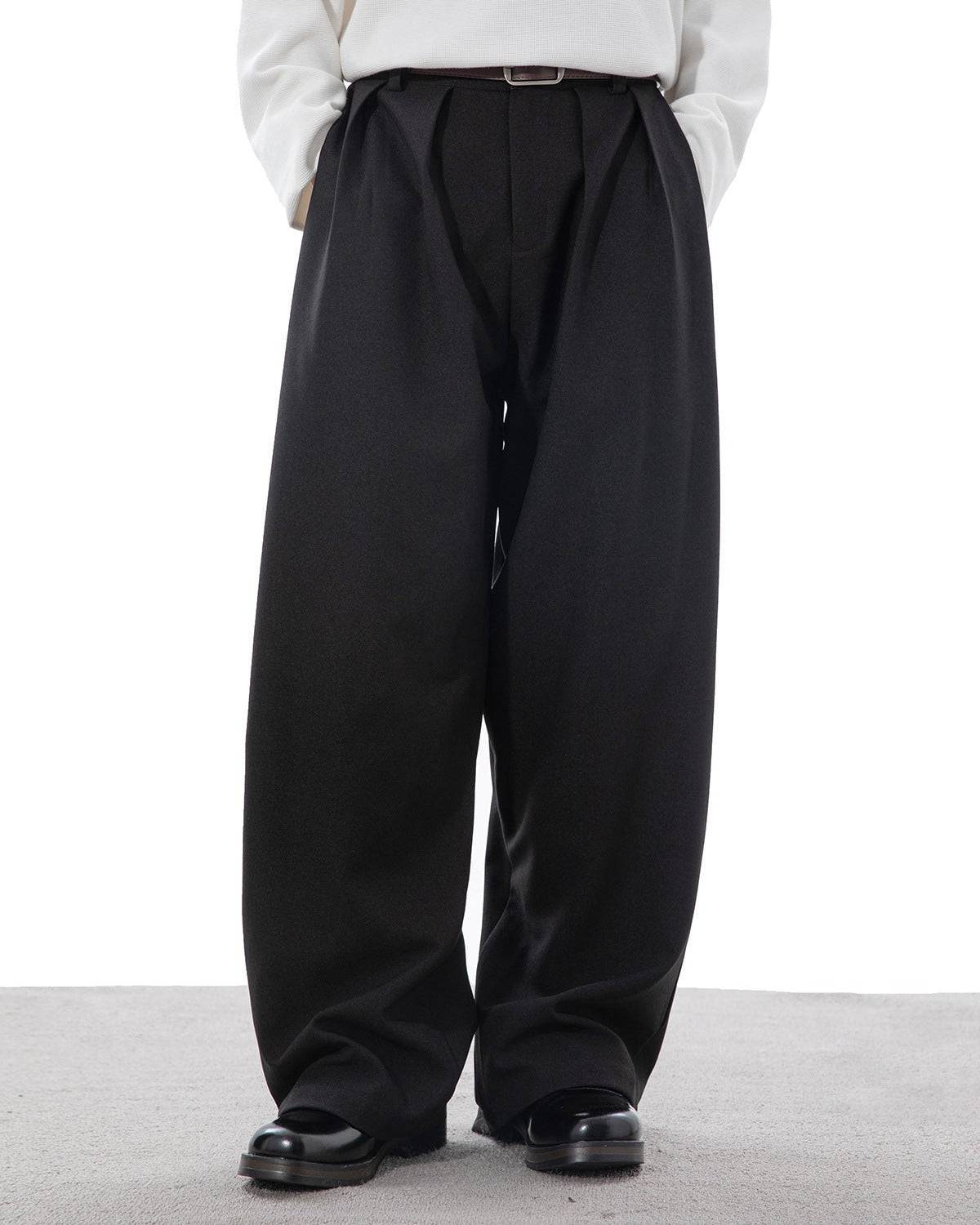 Osaka broek met plooi heren