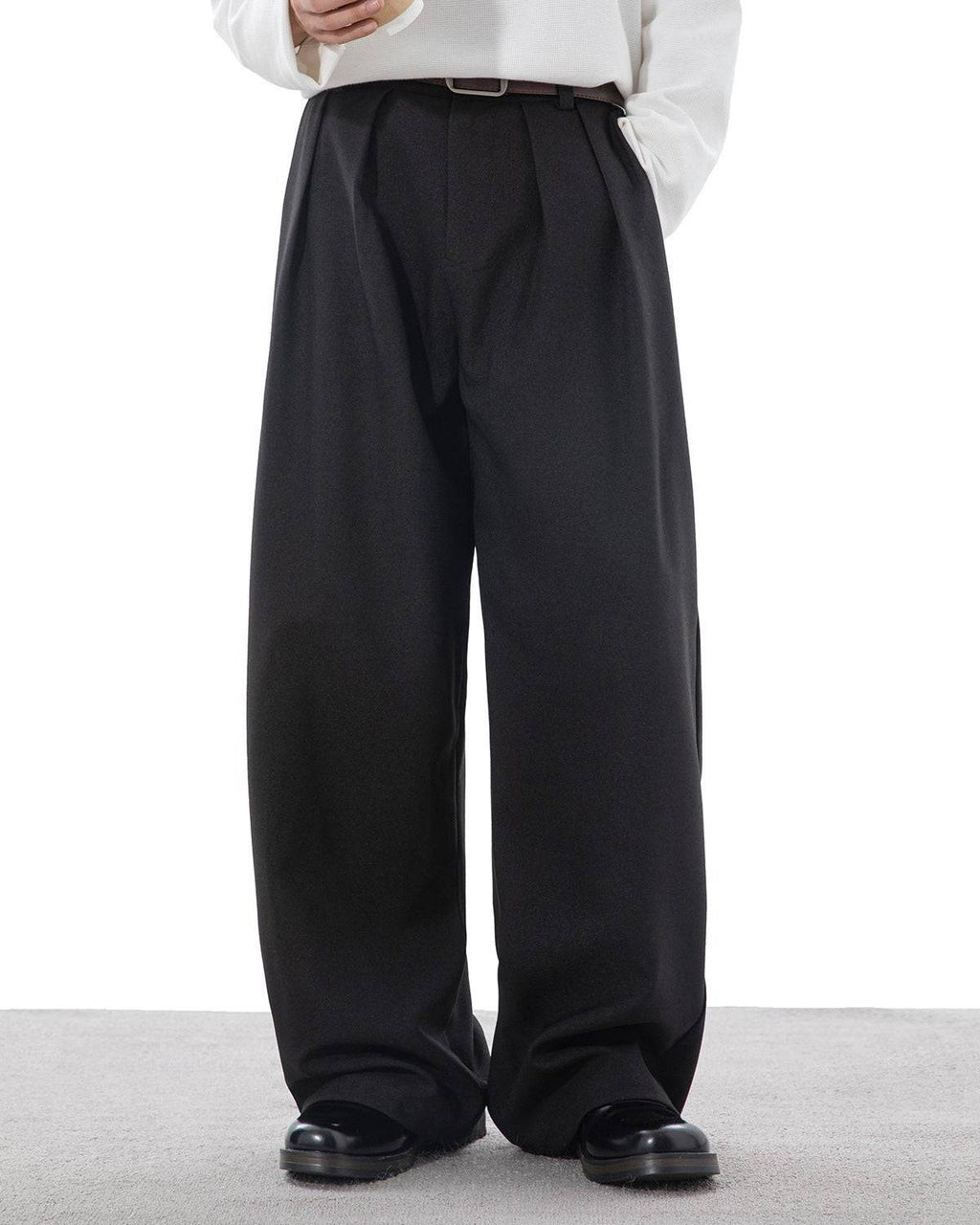 Osaka broek met plooi heren