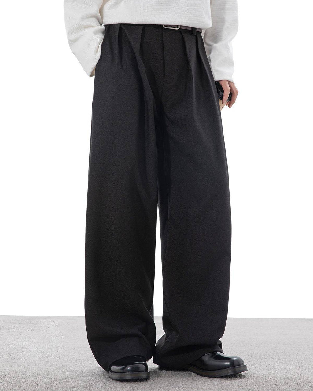 Osaka broek met plooi heren