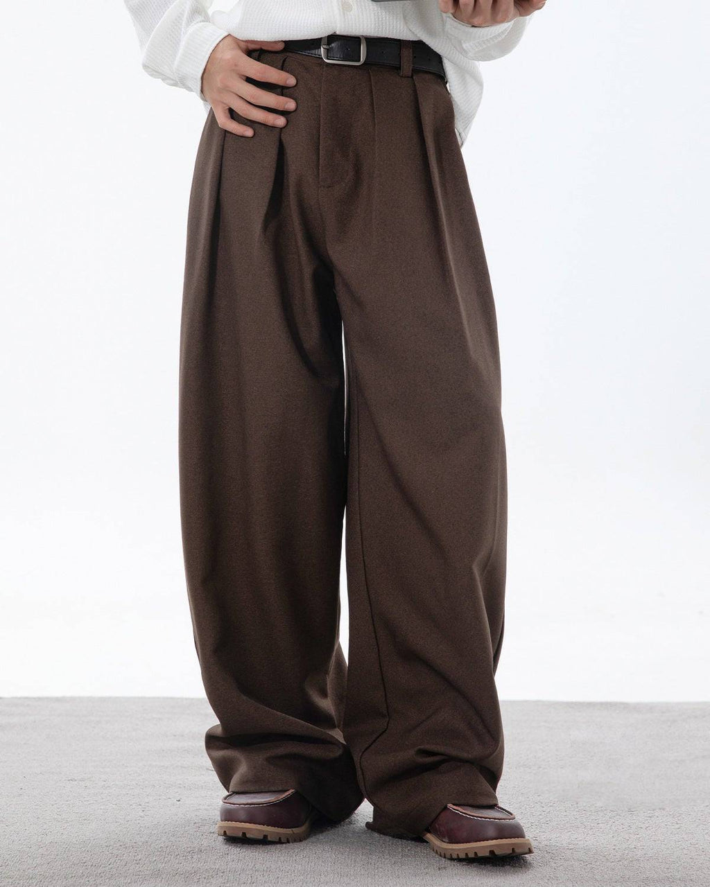 Osaka broek met plooi heren