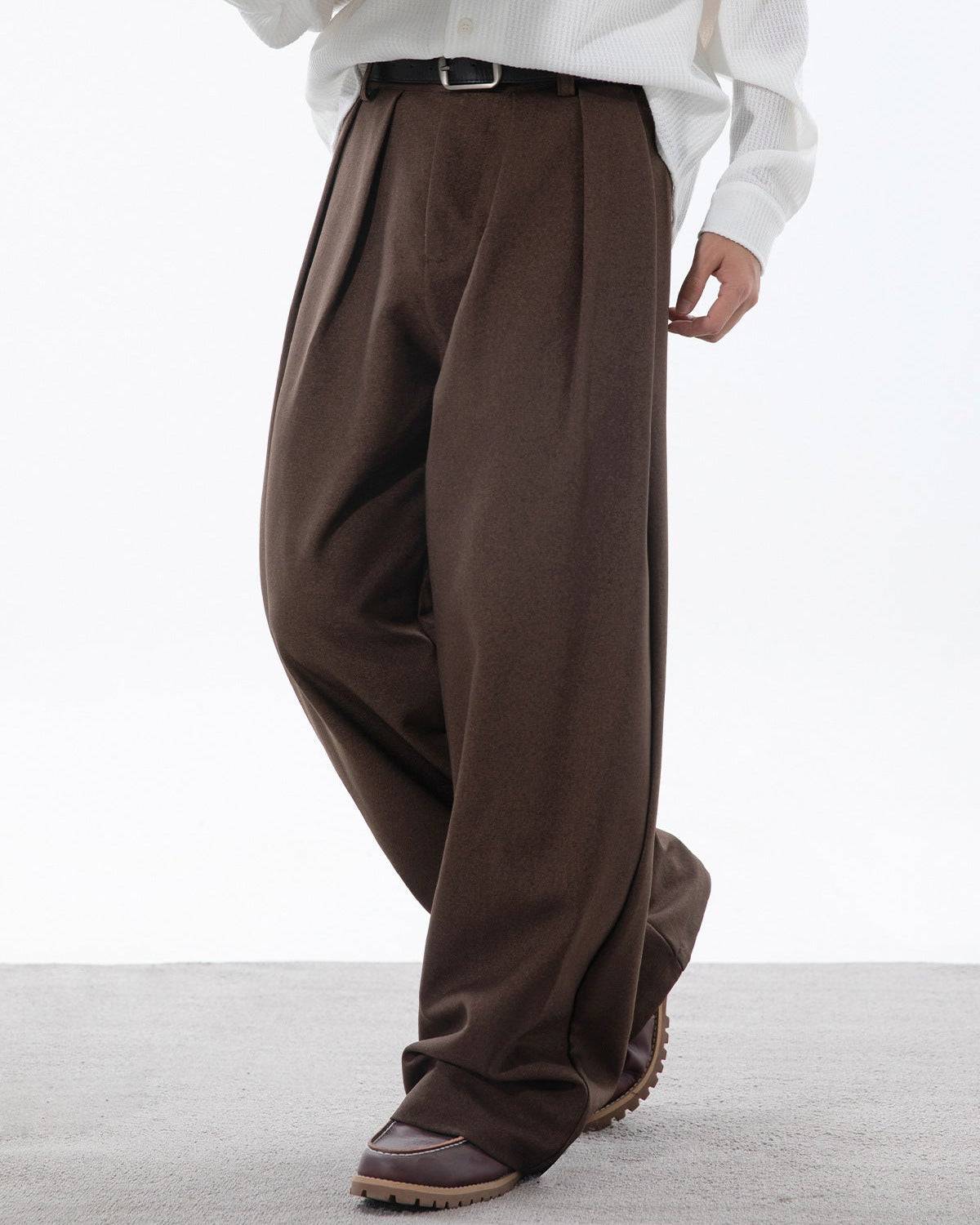 Osaka broek met plooi heren