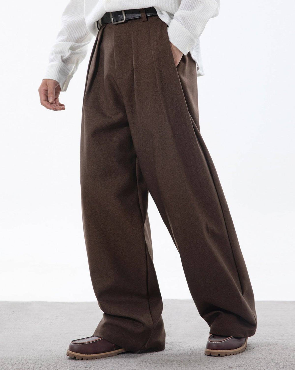 Osaka broek met plooi heren