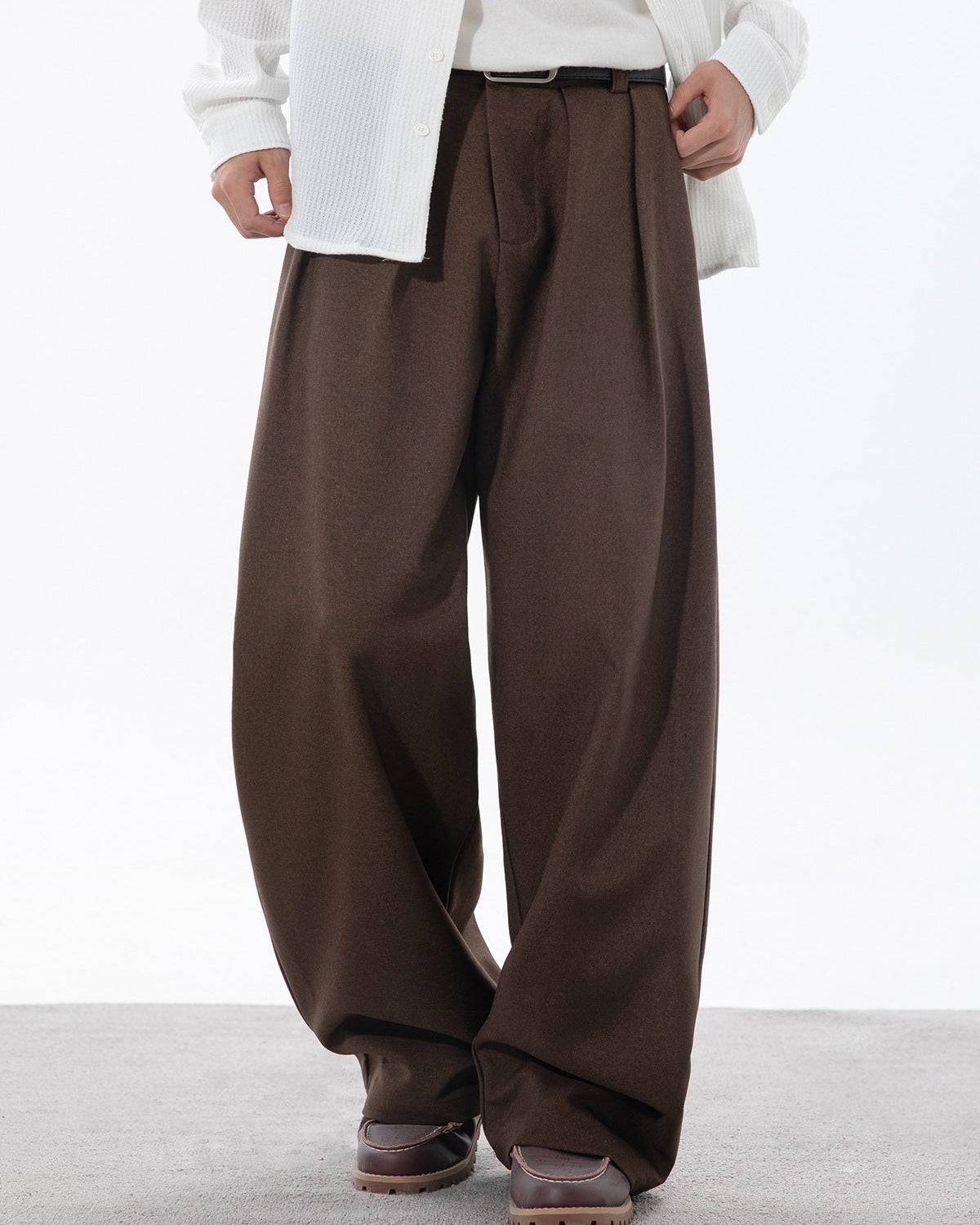 Osaka broek met plooi heren