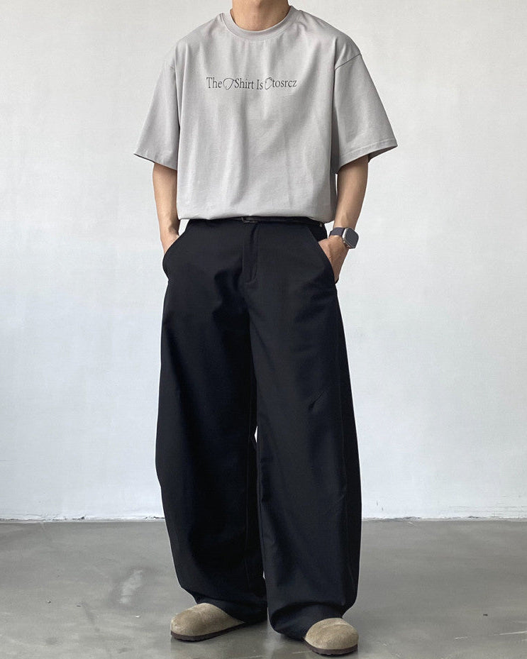 Wijde pantalon heren