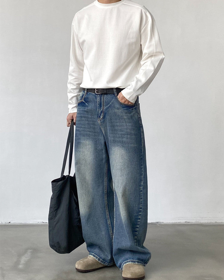 Wijde loose fit jeans heren