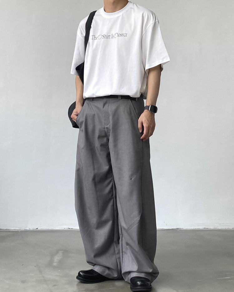 Wijde pantalon heren