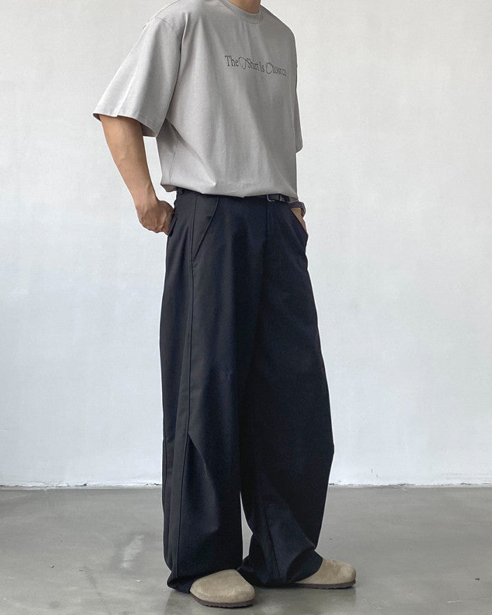 Wijde pantalon heren
