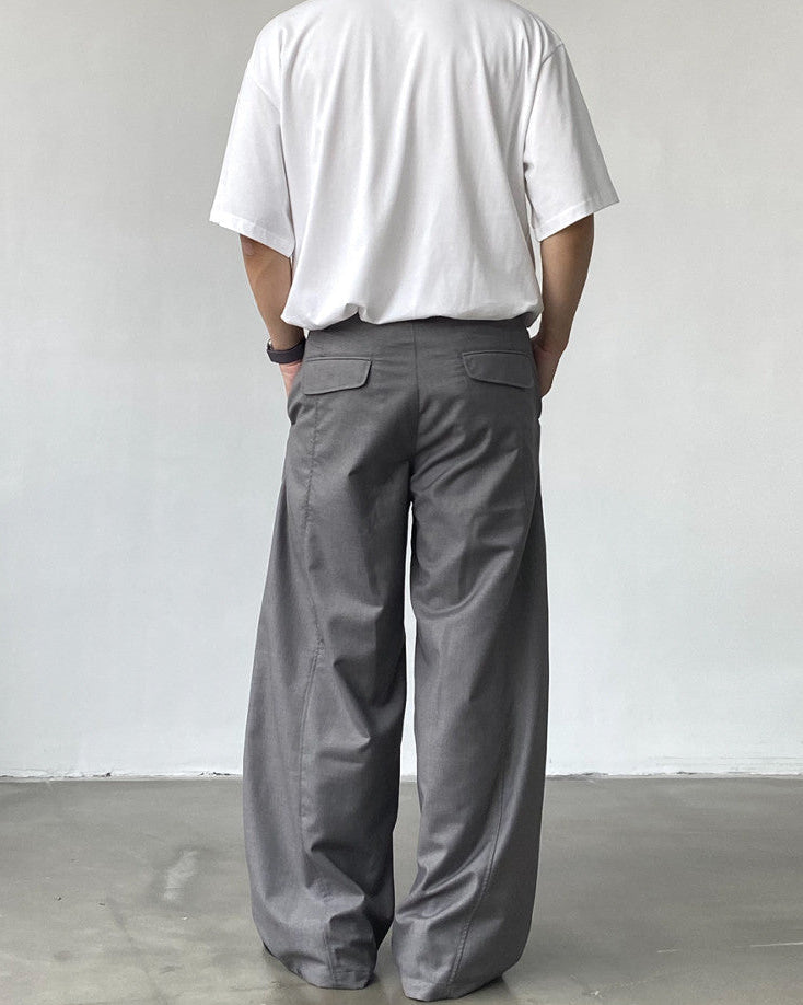 Wijde pantalon heren