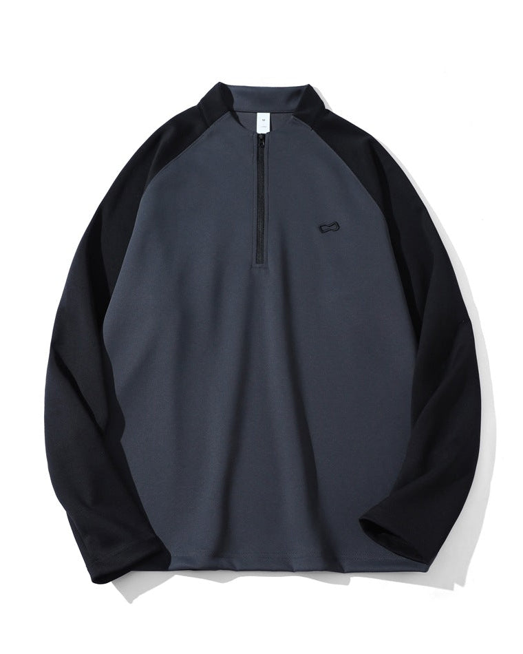 Sweater met halve rits heren