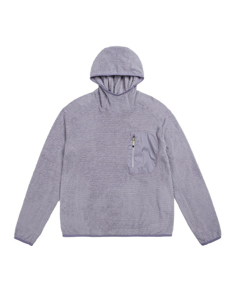 Fleece hoodie heren