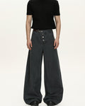 Wijde katoenen jeans heren