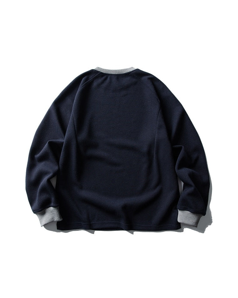 Gebreide sweater met ronde hals heren