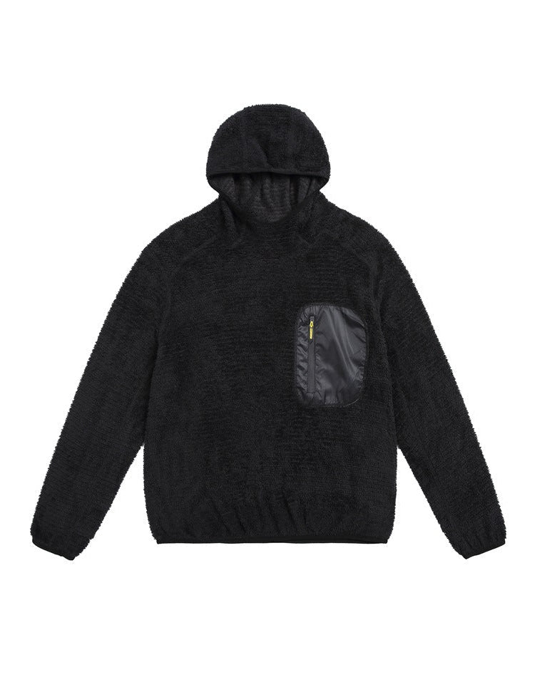 Fleece hoodie heren