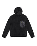 Fleece hoodie heren