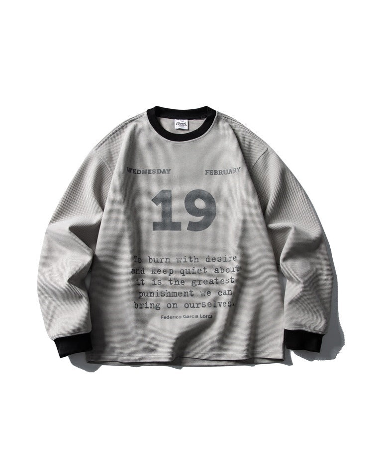 Gebreide sweater met ronde hals heren