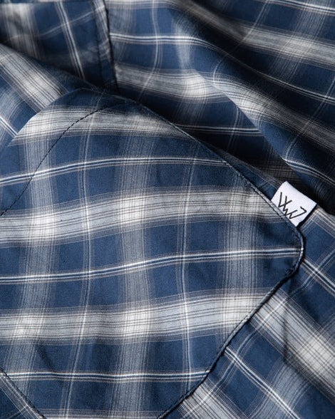 Katoenen longsleeve met onafgewerkte zoom heren