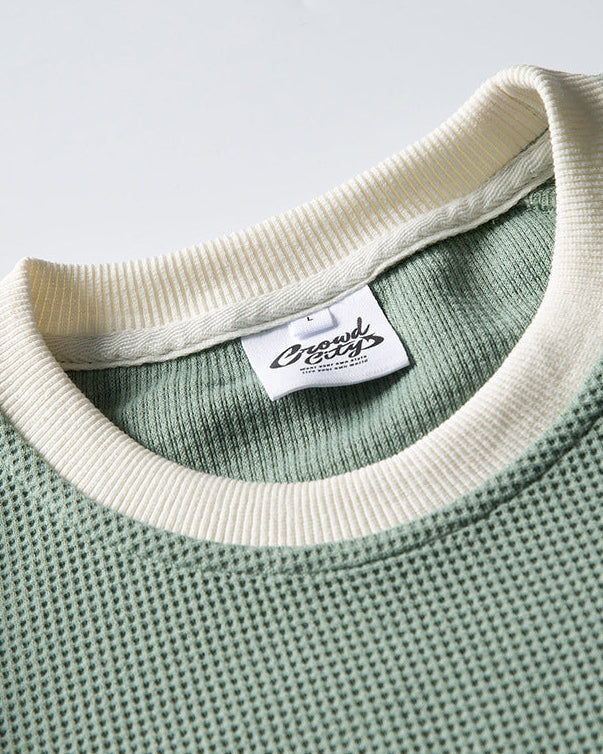 Gebreide sweater met ronde hals heren