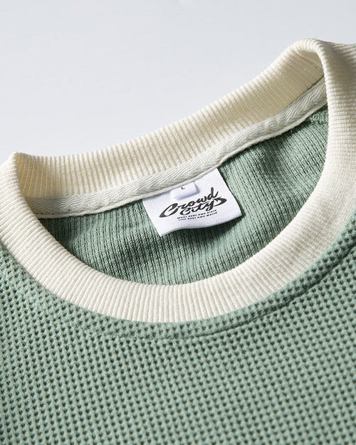 Gebreide sweater met ronde hals heren