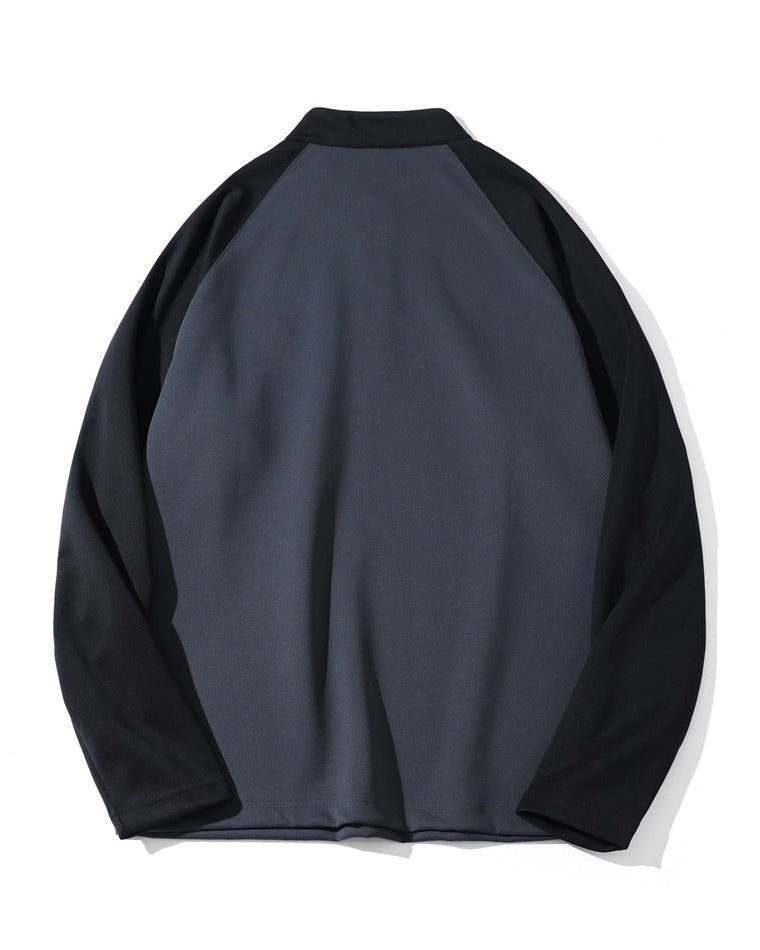 Sweater met halve rits heren