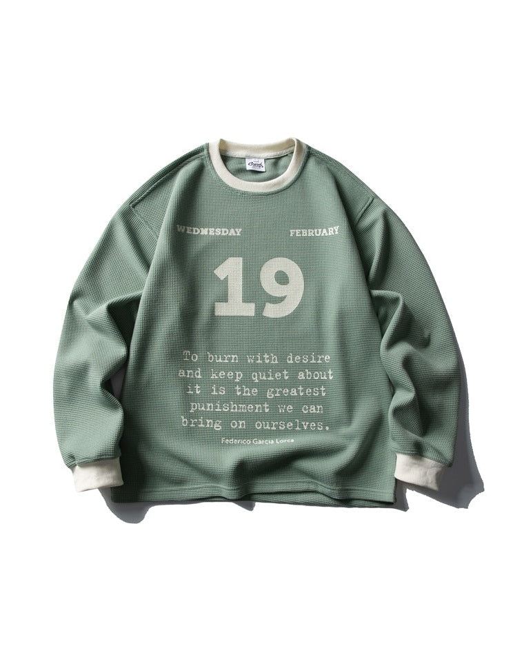 Gebreide sweater met ronde hals heren