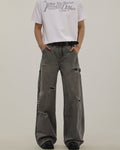 Ripped cargo jeans heren