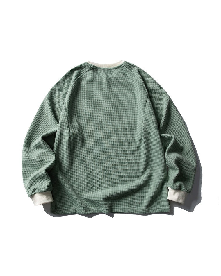 Gebreide sweater met ronde hals heren