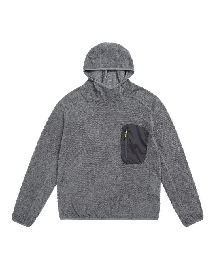 Fleece hoodie heren