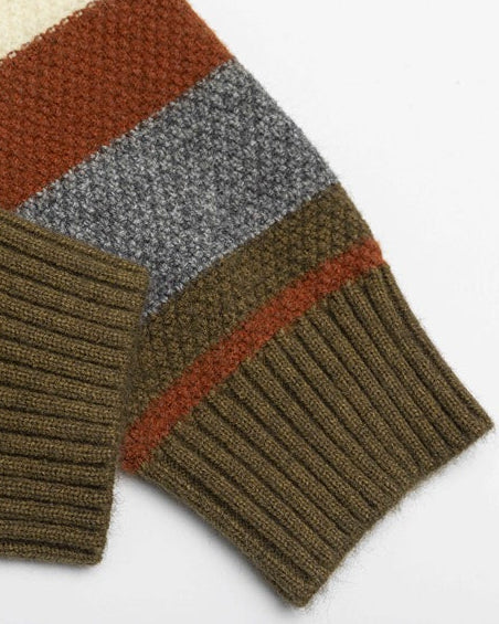 Gestreepte trui met ronde hals heren