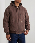Vest met capuchon en rits heren