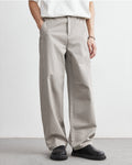 Broek met elastische taille in jeanslook heren