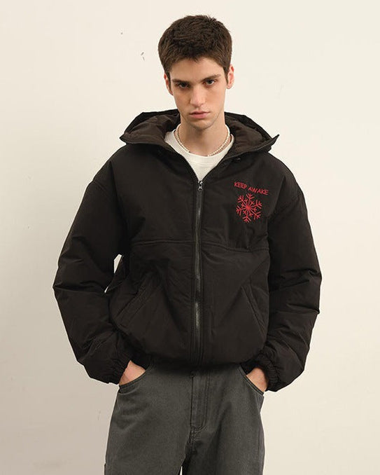 Winterjas met capuchon heren