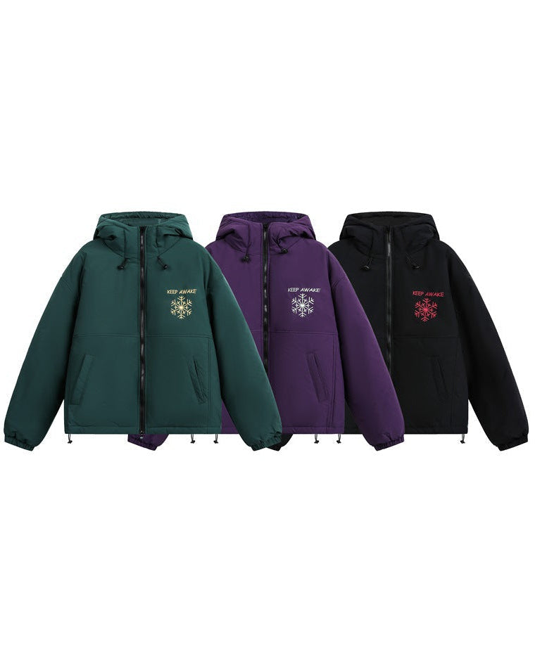 Winterjas met capuchon heren
