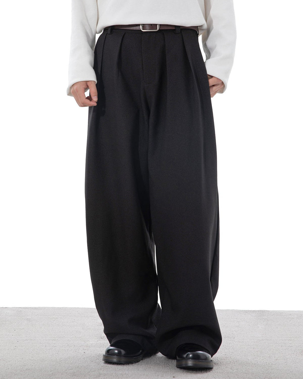 Osaka broek met plooi heren