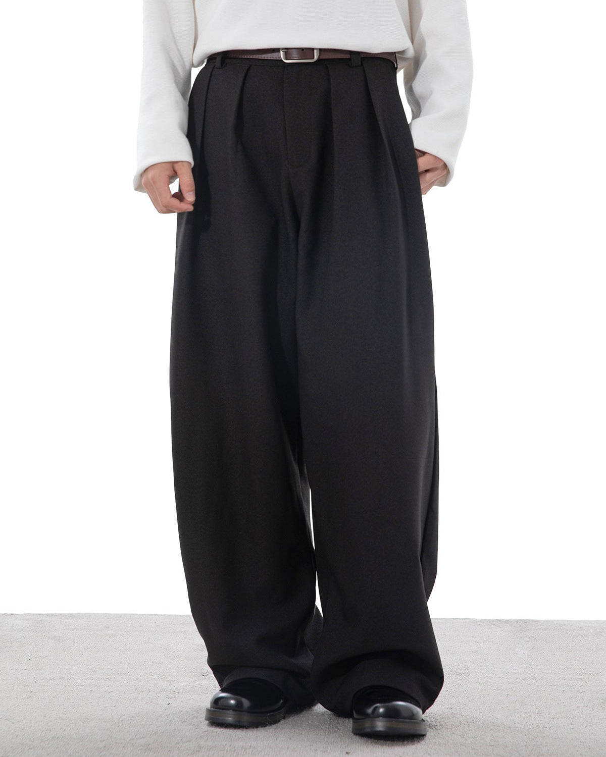 Osaka broek met plooi heren
