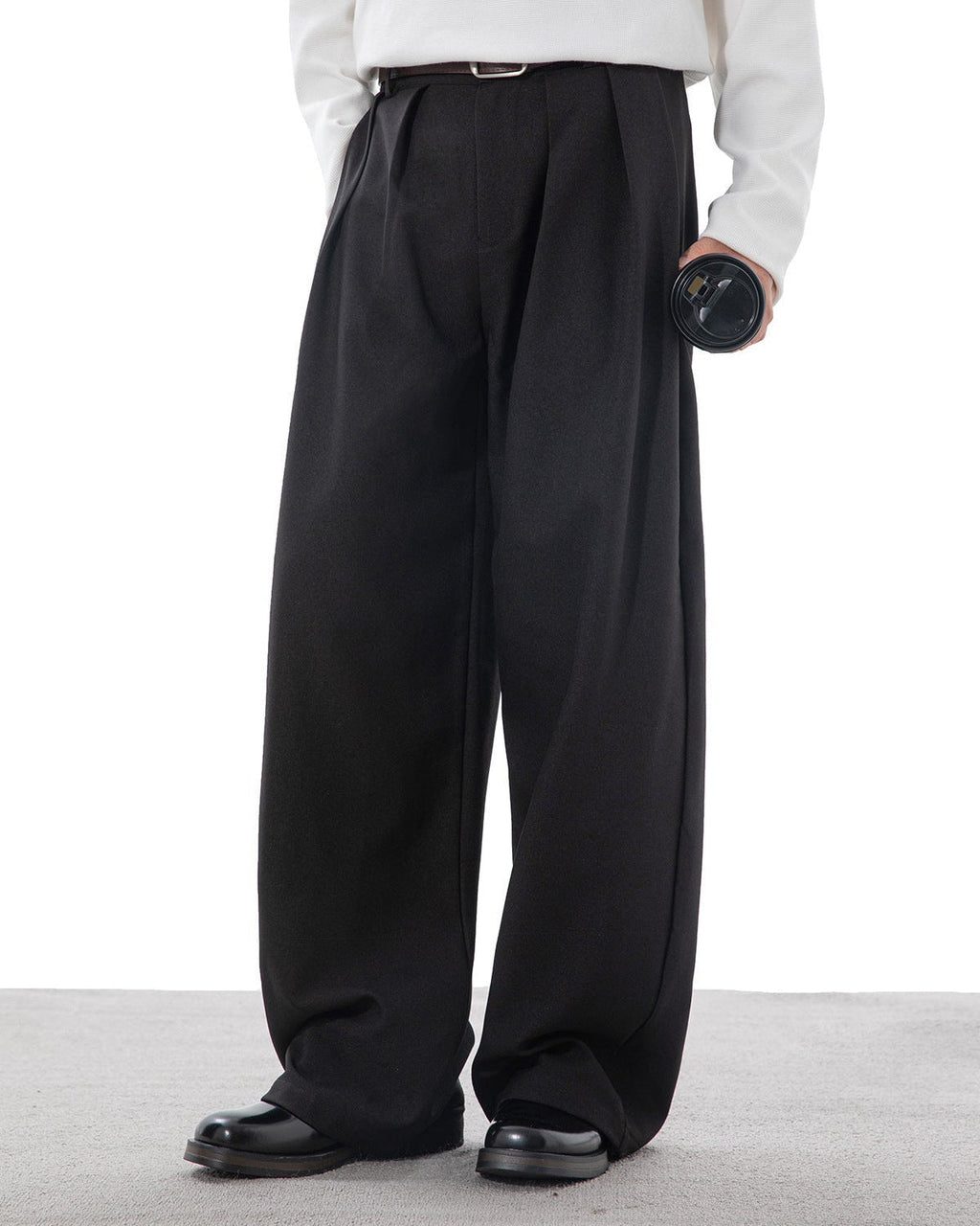 Osaka broek met plooi heren