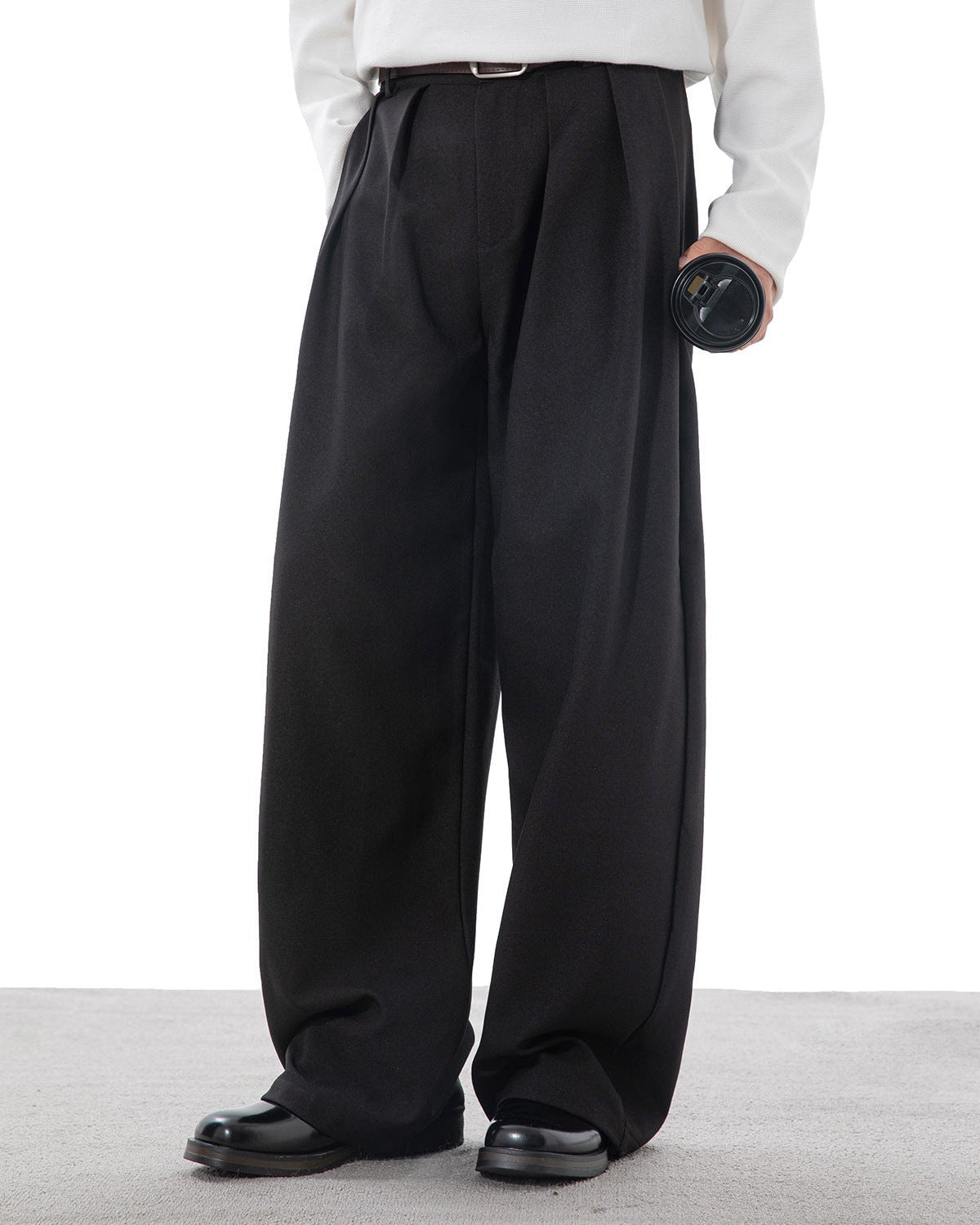 Osaka broek met plooi heren