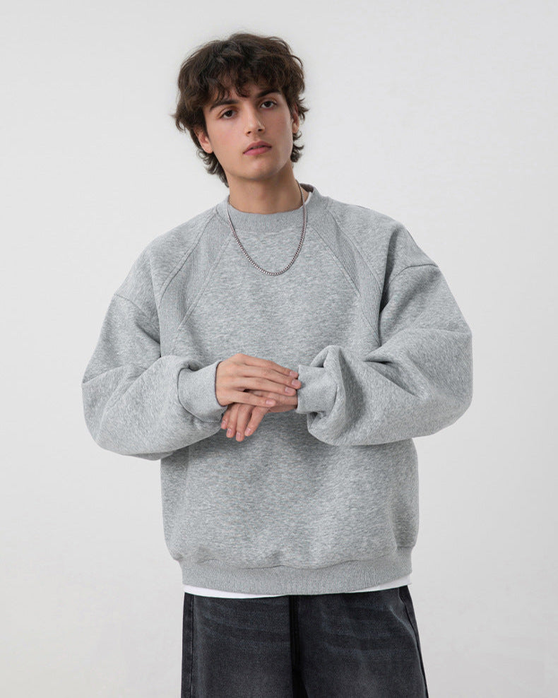 Sweater met ronde hals heren