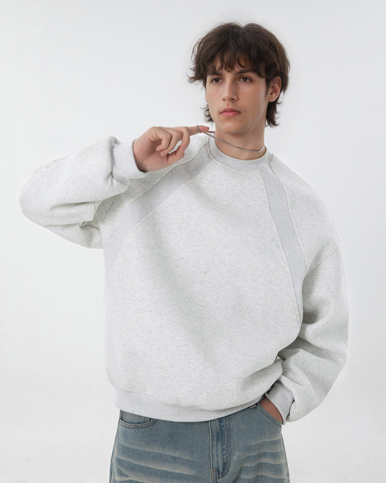 Sweater met ronde hals heren