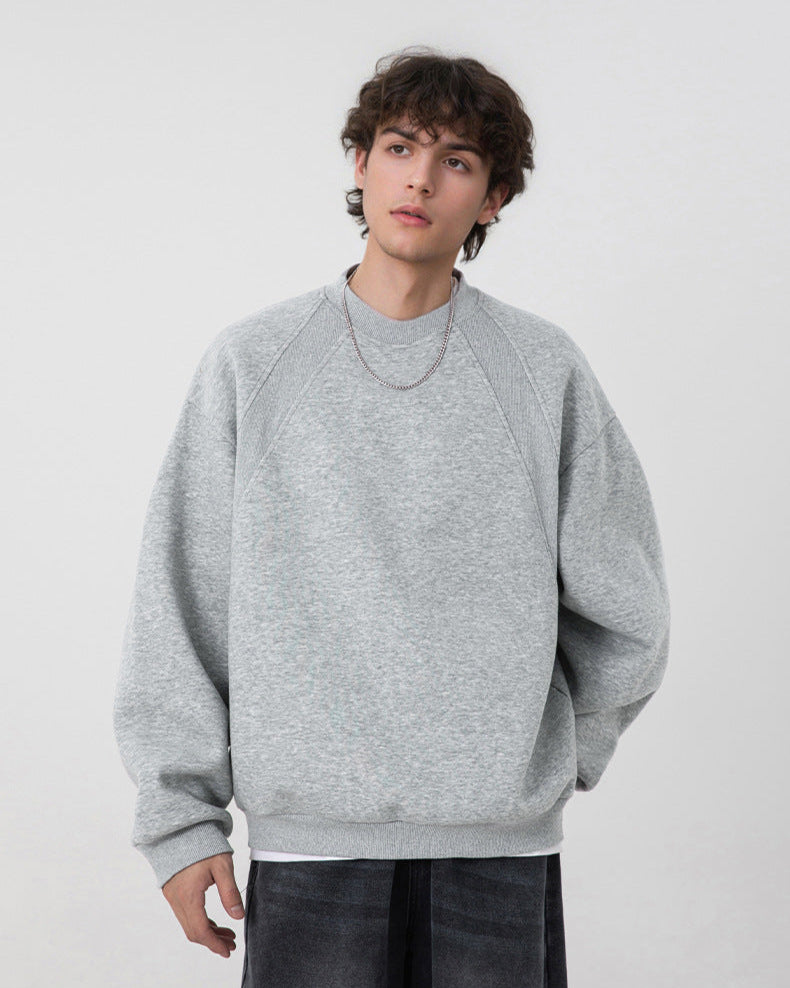 Sweater met ronde hals heren