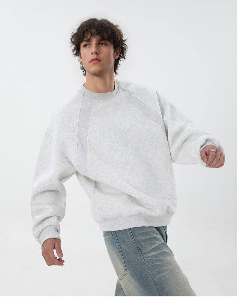 Sweater met ronde hals heren