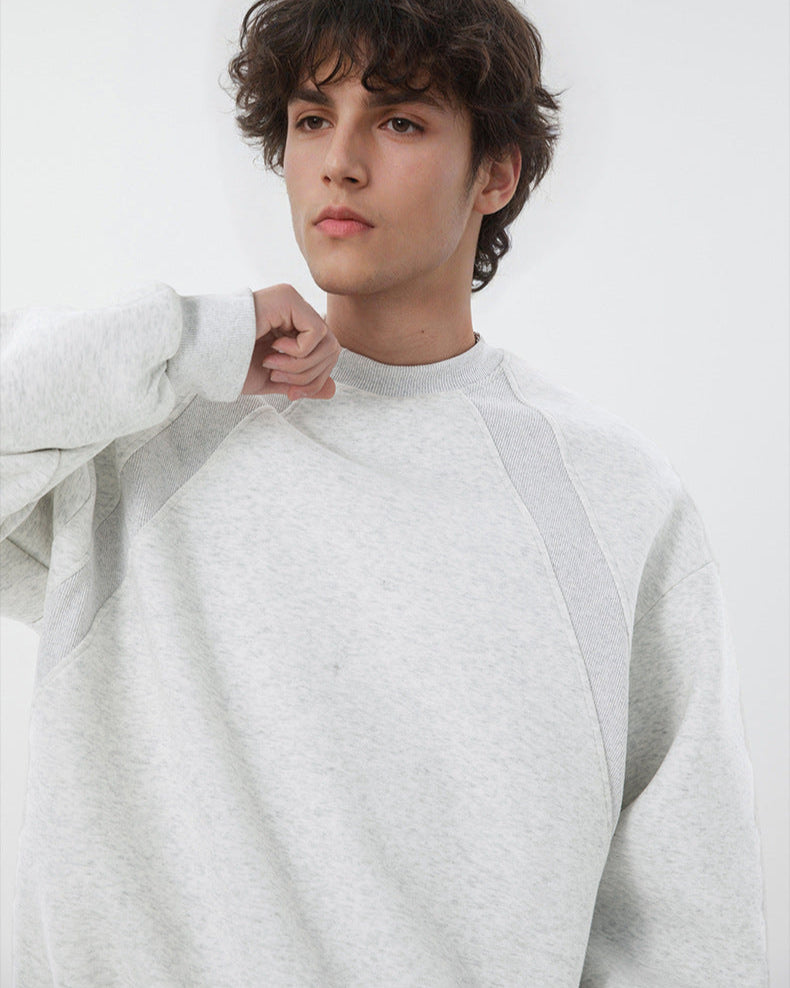 Sweater met ronde hals heren