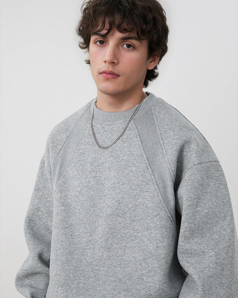 Sweater met ronde hals heren