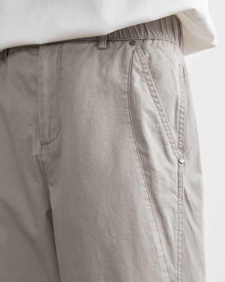 Broek met elastische taille in jeanslook heren