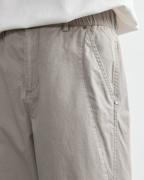 Broek met elastische taille in jeanslook heren
