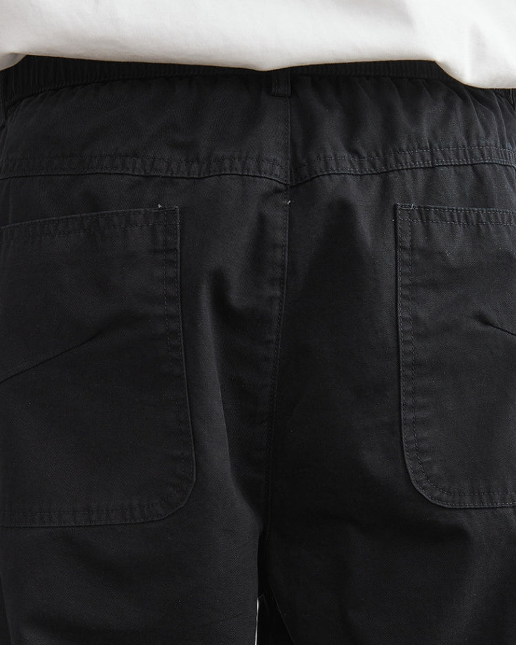 Broek met elastische taille in jeanslook heren